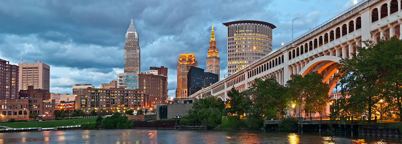 Cleveland Ohio Skyline