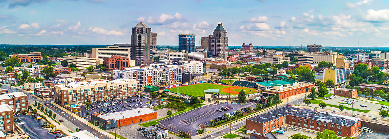 Greensboro NC Skyline