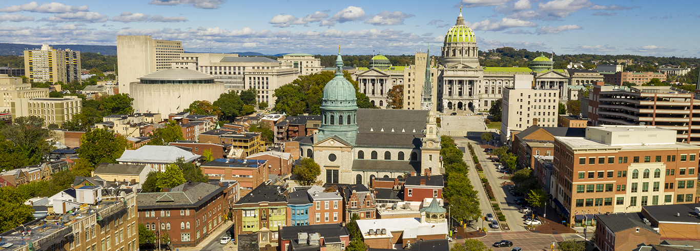 Harrisburg Pennsylvania Skyline