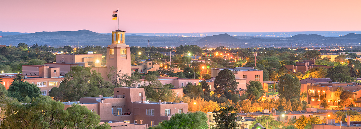 Santa Fe New Mexico Skyline