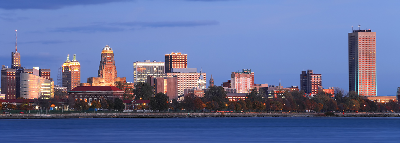 Buffalo New York Skyline