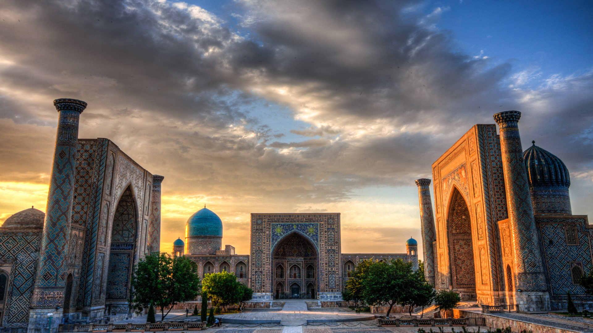 Skyline of Uzbekistan