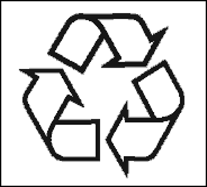 Chasing Arrows Recycling Symbol