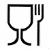 MATERIALS IN CONTACT WITH FOOD MARK (WINE GLASS AND FORK)
