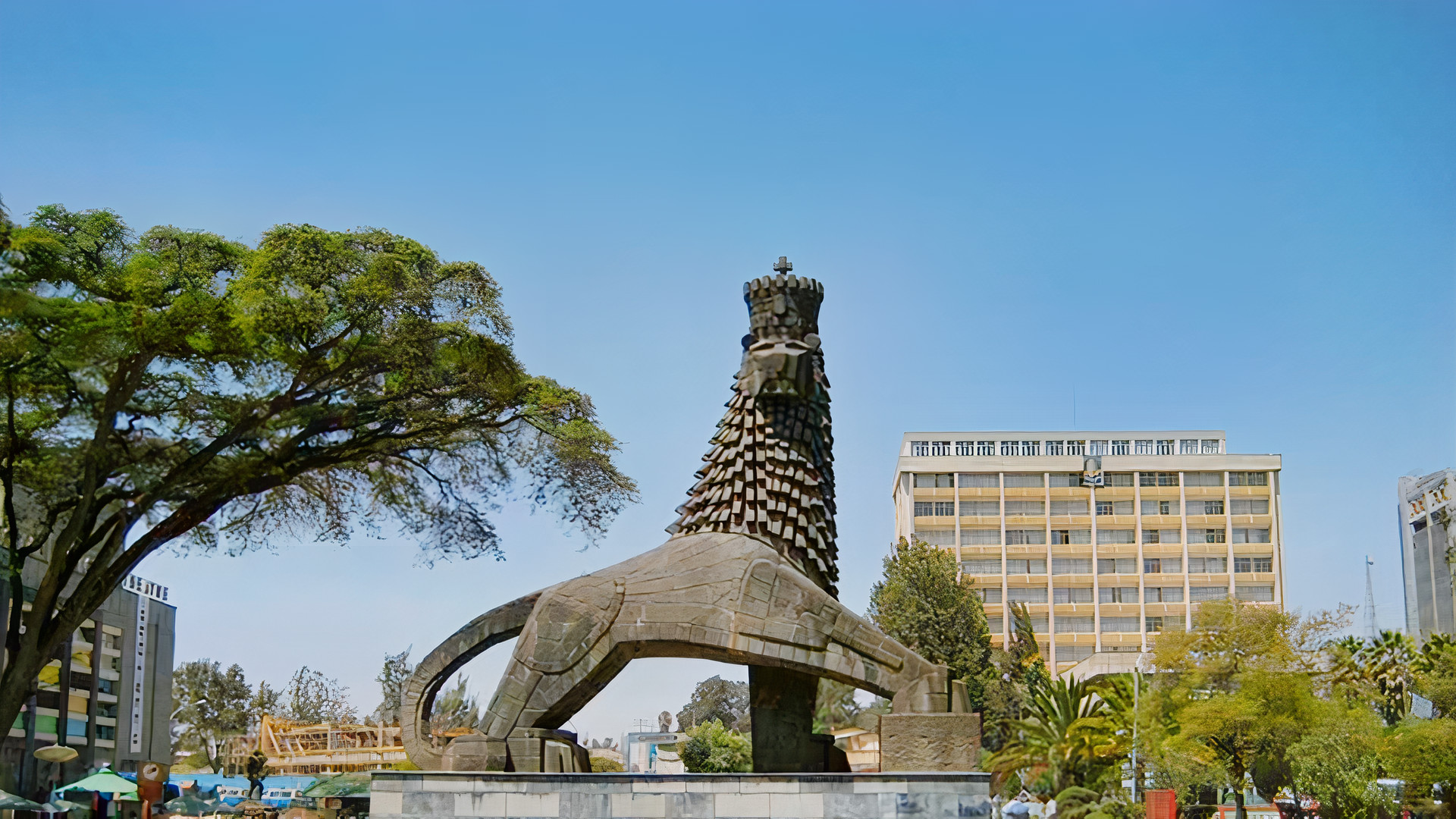 Addis Ababa Lion Statue FCS