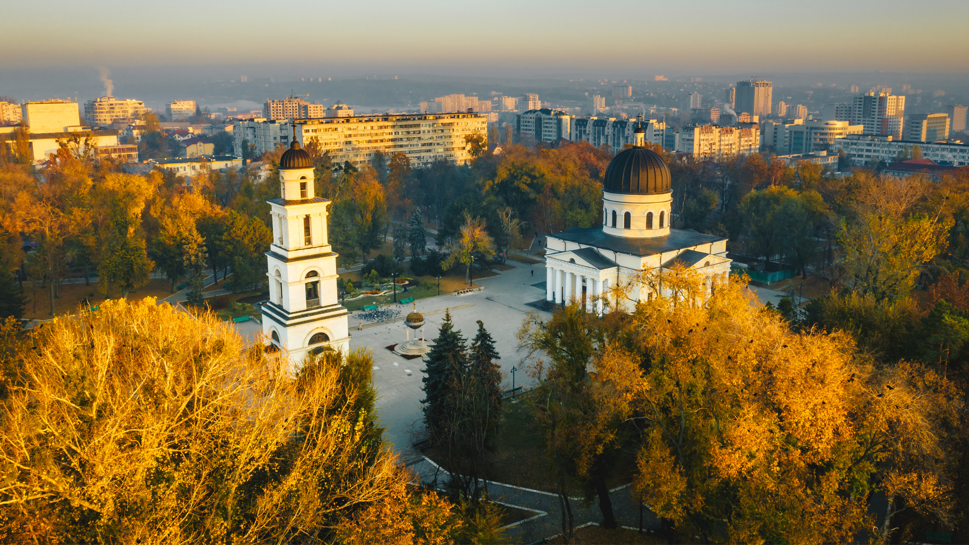 Sunset in Chisinau Republic of Moldova Image for Hero Box