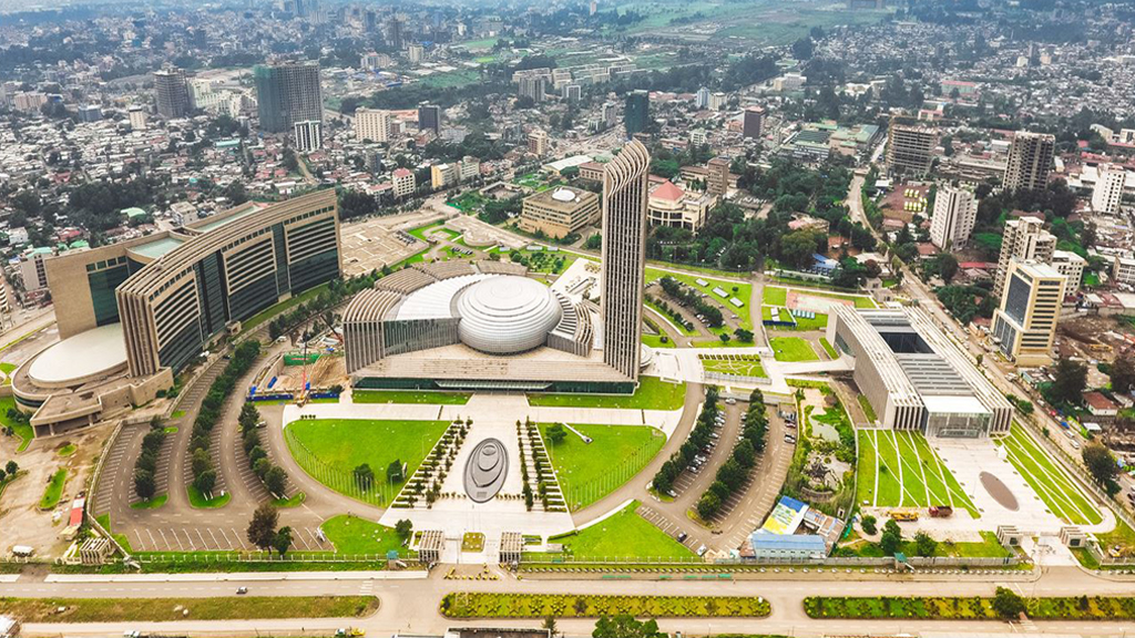 Addis Ababa City aerial Image for FCS AU Office page