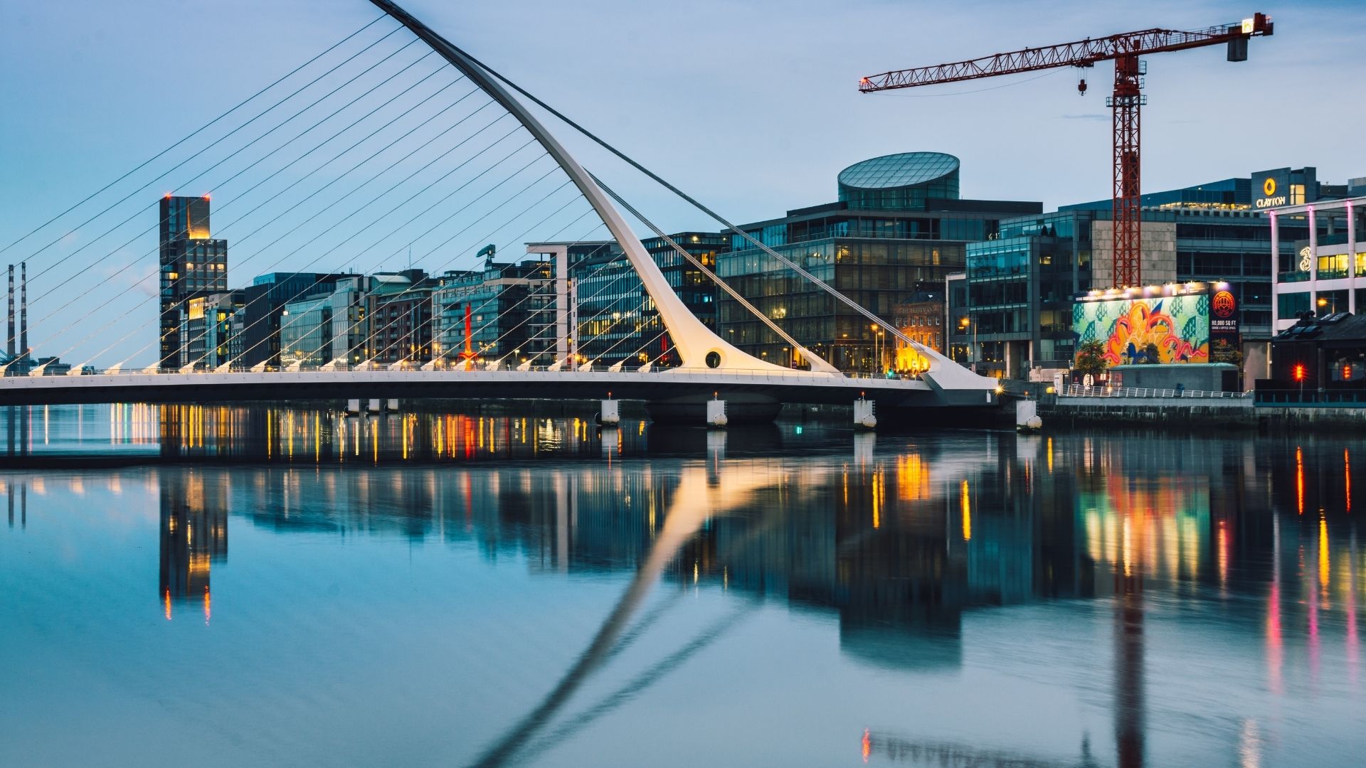 Dublin bridge Samuel Beckett