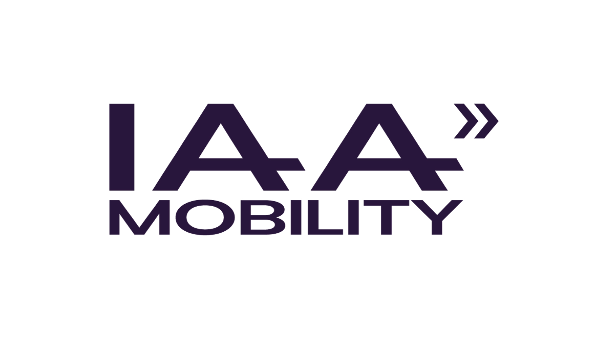 IAA Mobility black text on white block image