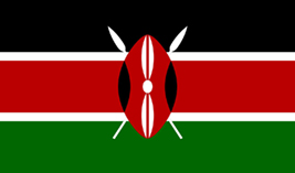 Kenya flag vector image