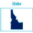 Outline of Idaho. 