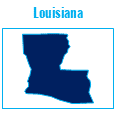 Outline of Louisiana. 