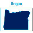 Outline of Oregon.