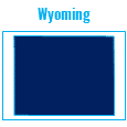 Outline of Wyoming. 