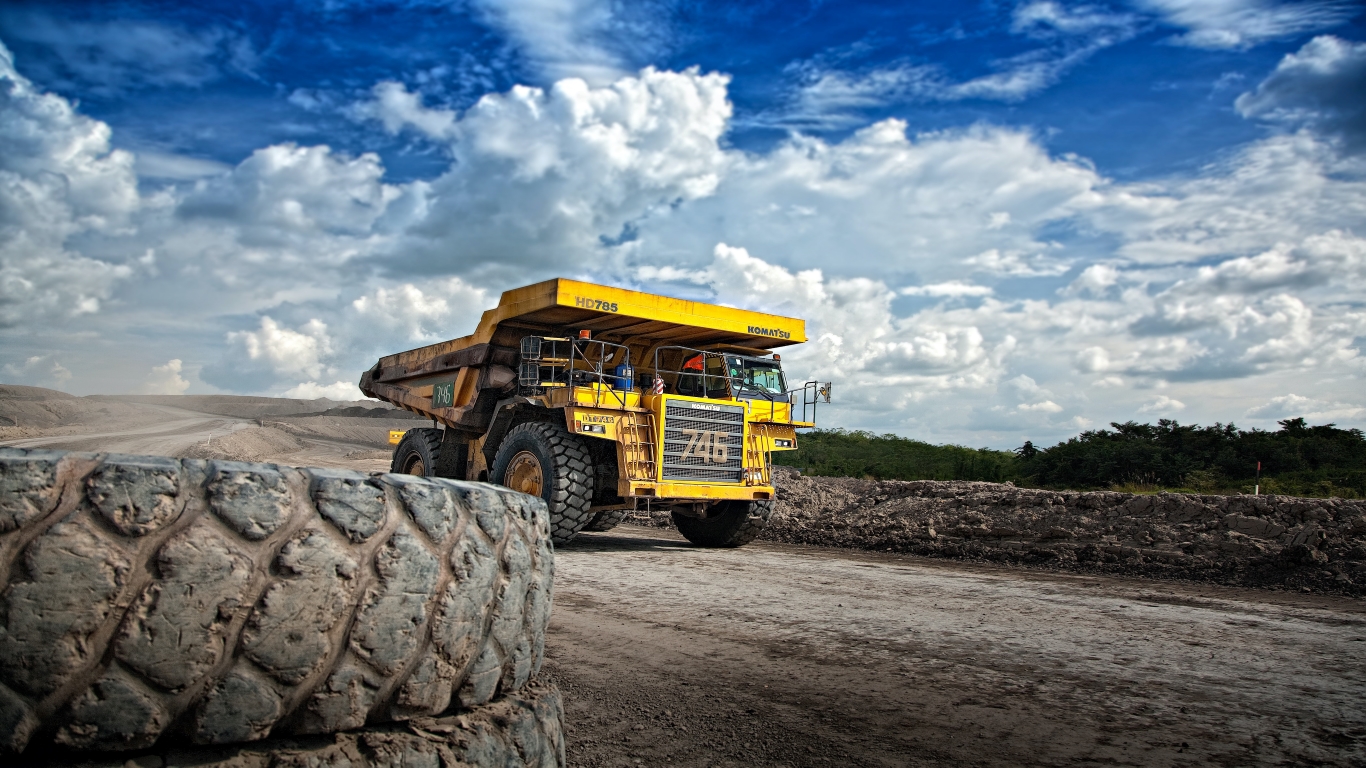 Photo of a mining truck