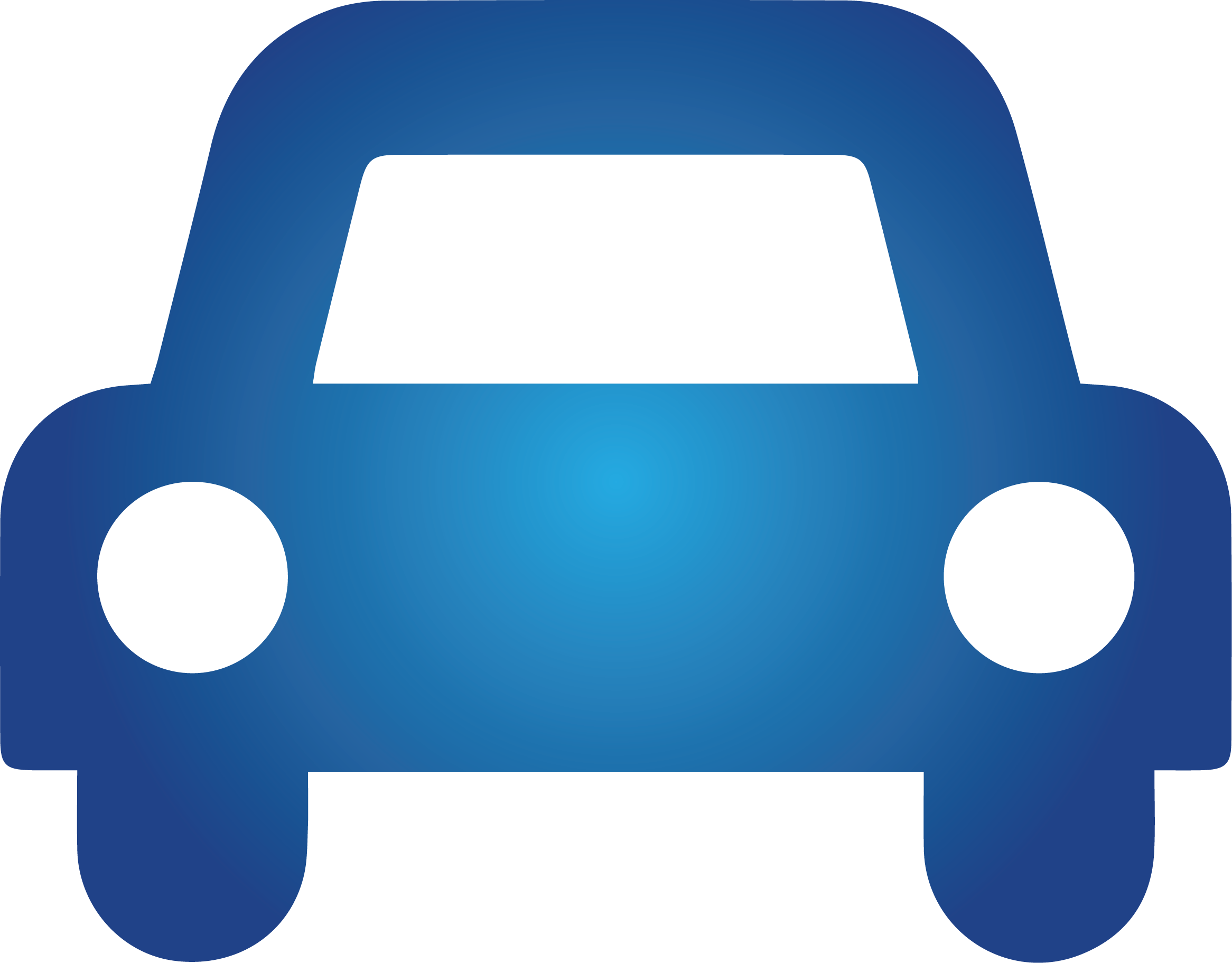 Icon of the front of a car.