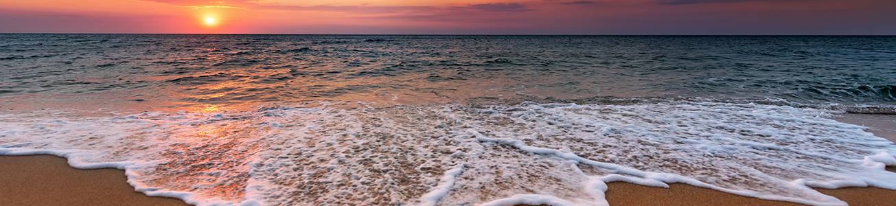 waves at the beach