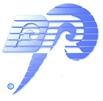 blue & white logo