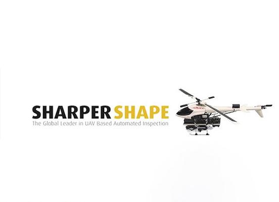 Picture of the word Shaper Image with a picture of a helicopter 