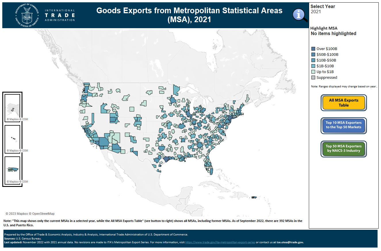 Continental MSA Exports