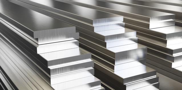 planks of aluminum