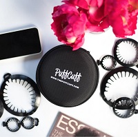 Image of Puff Cuff portable makeup. 