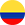 circle icon of colombia flag