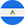 circle icon of nicaragua flag
