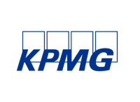 Image with KPMG logo blue letters