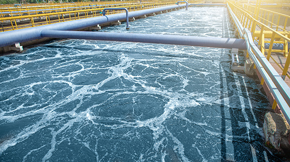 A water treatment plant