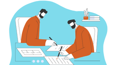 Exporting illustration.