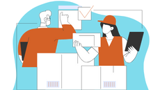 Exporting illustration.