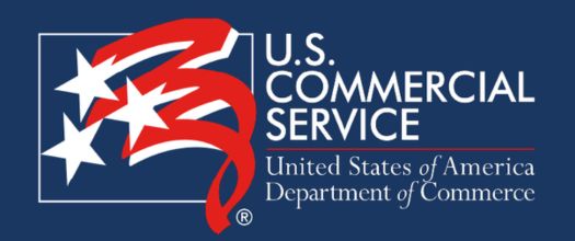 The logo for the U.S. Commercial Service including text that says U.S. Commercial Service, United States of America, Department of Commerce.