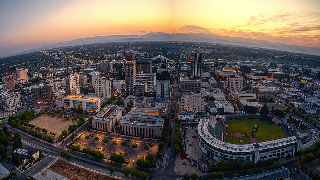 Fresno skyline