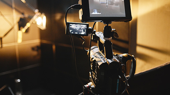 Video production backstage