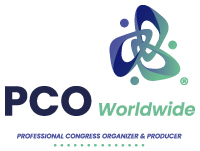 Company name in blue and green colors