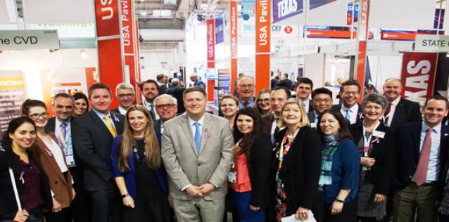 Photo of the CS staff at Hannover Messe