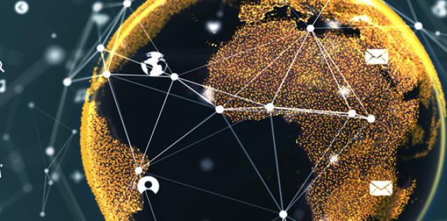 Globe Featuring Africa