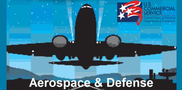 Image of an airplane and US Commercial Service logo
