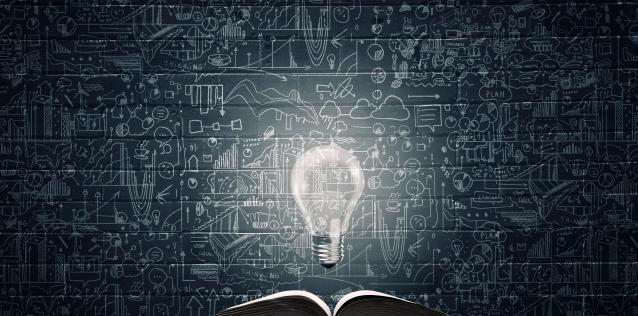book with light bulb