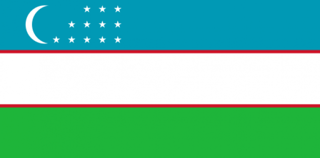 Flag of Uzbekistand