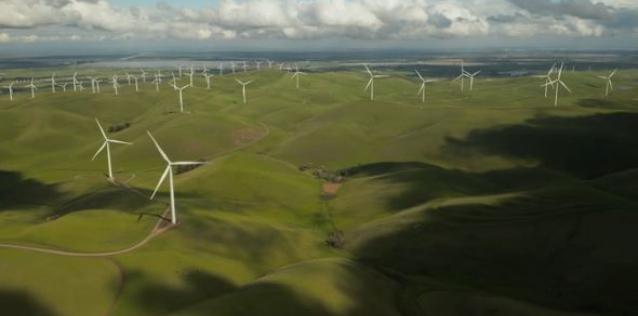 Wind Mills in the green field