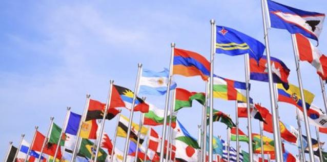 several country flags