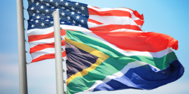 U.S. and South Africa Flag