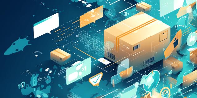 A cardboard box undergoing a digital scan. 