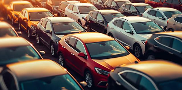 Lot full of cars