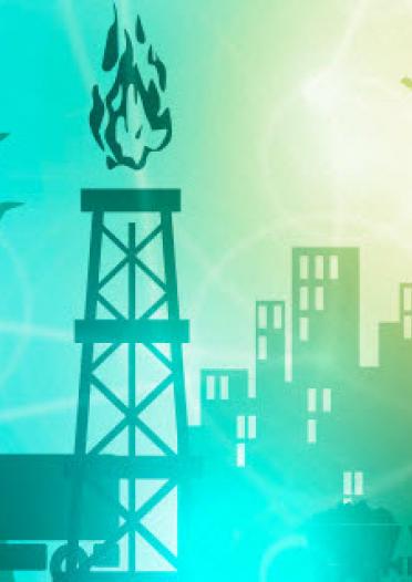 icons for oil, gas, wind, coal energy sources