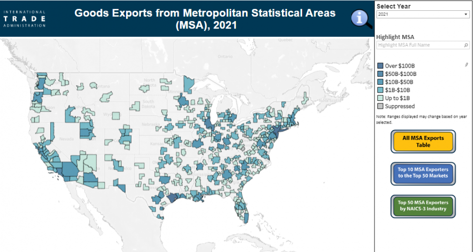 international trade map