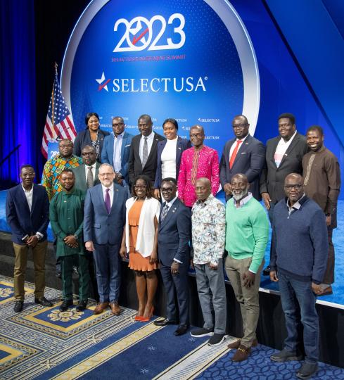 Ghanaian delegation to the 2023 SelectUSA Summit