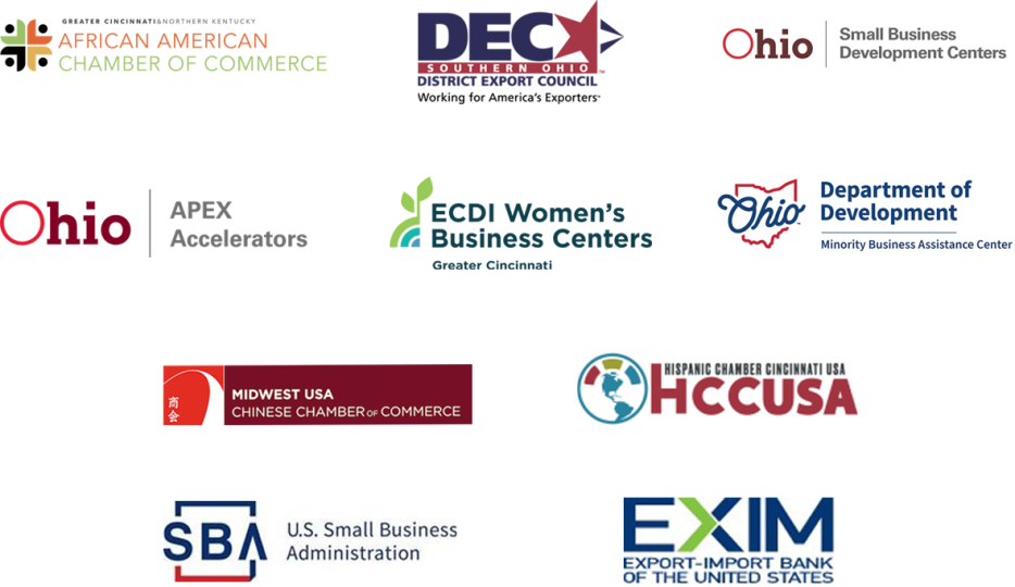 Sponsor Logos for Building Bridges Cincinnati Program